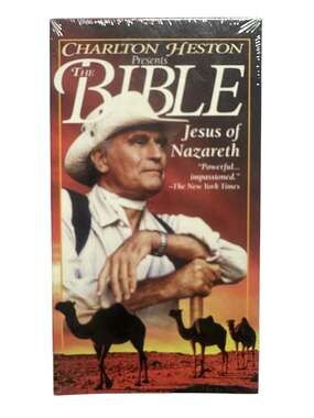 Charlton Heston Presents The Bible: Jesus of Nazareth (1993, VHS)